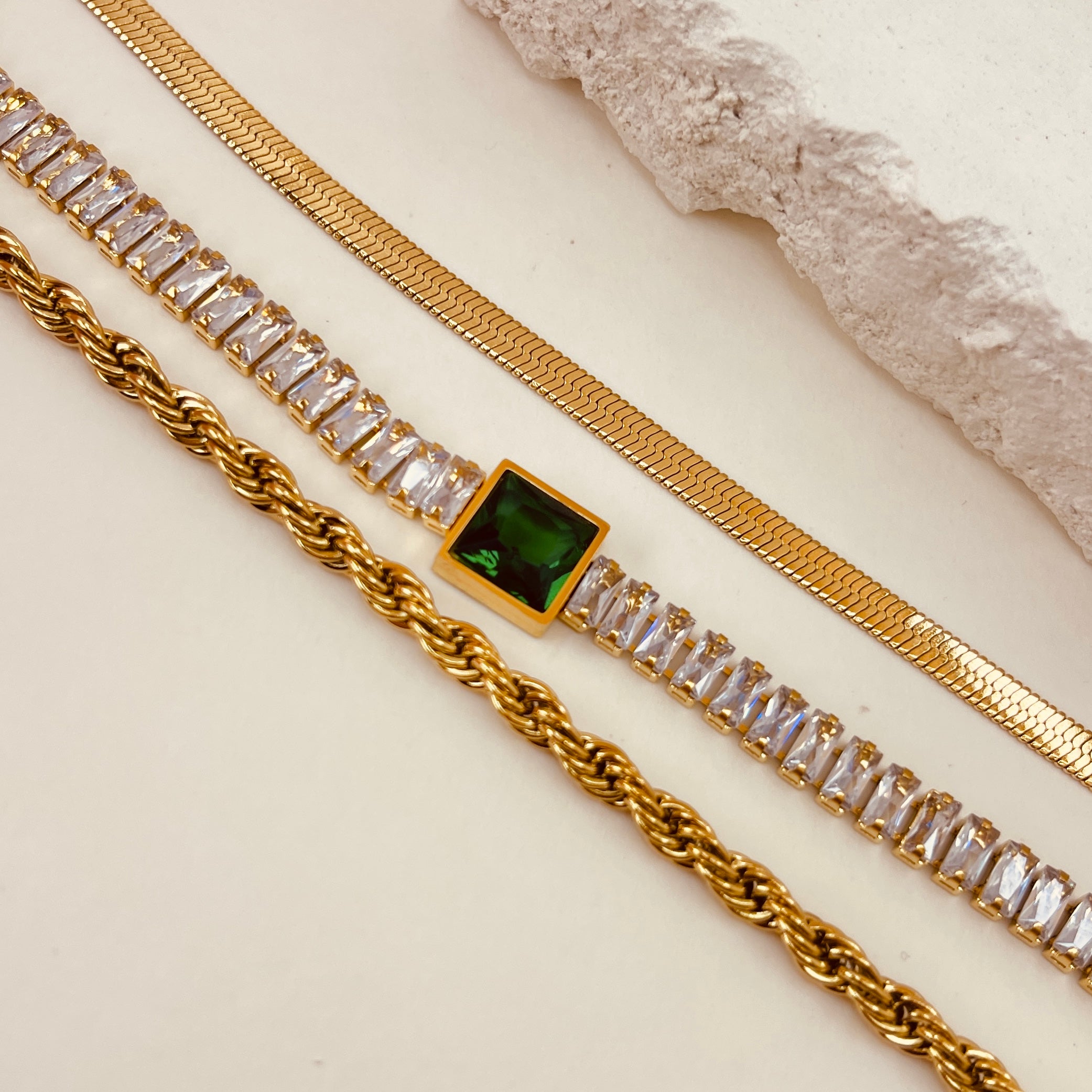 ✨Casual Stack 3 Bracelet Combo Set ✨