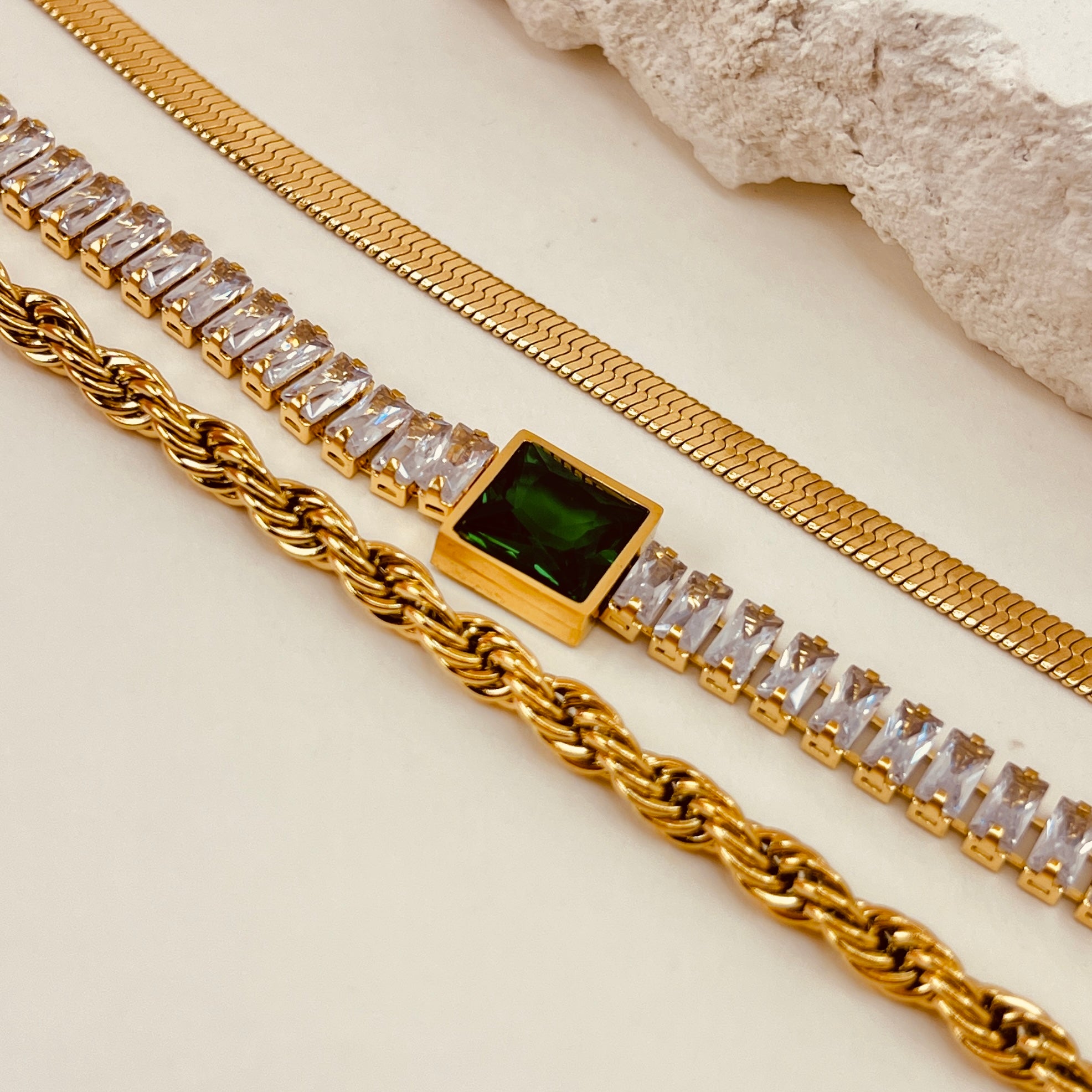 ✨Casual Stack 3 Bracelet Combo Set ✨