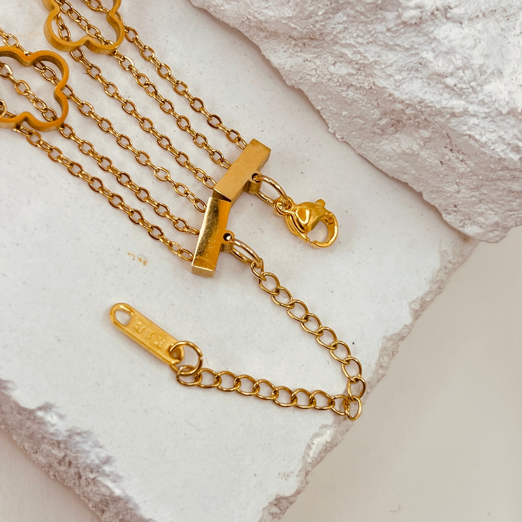 Layer Clover Bracelet - 18K Plated