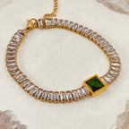 Glass Stone Bracelet