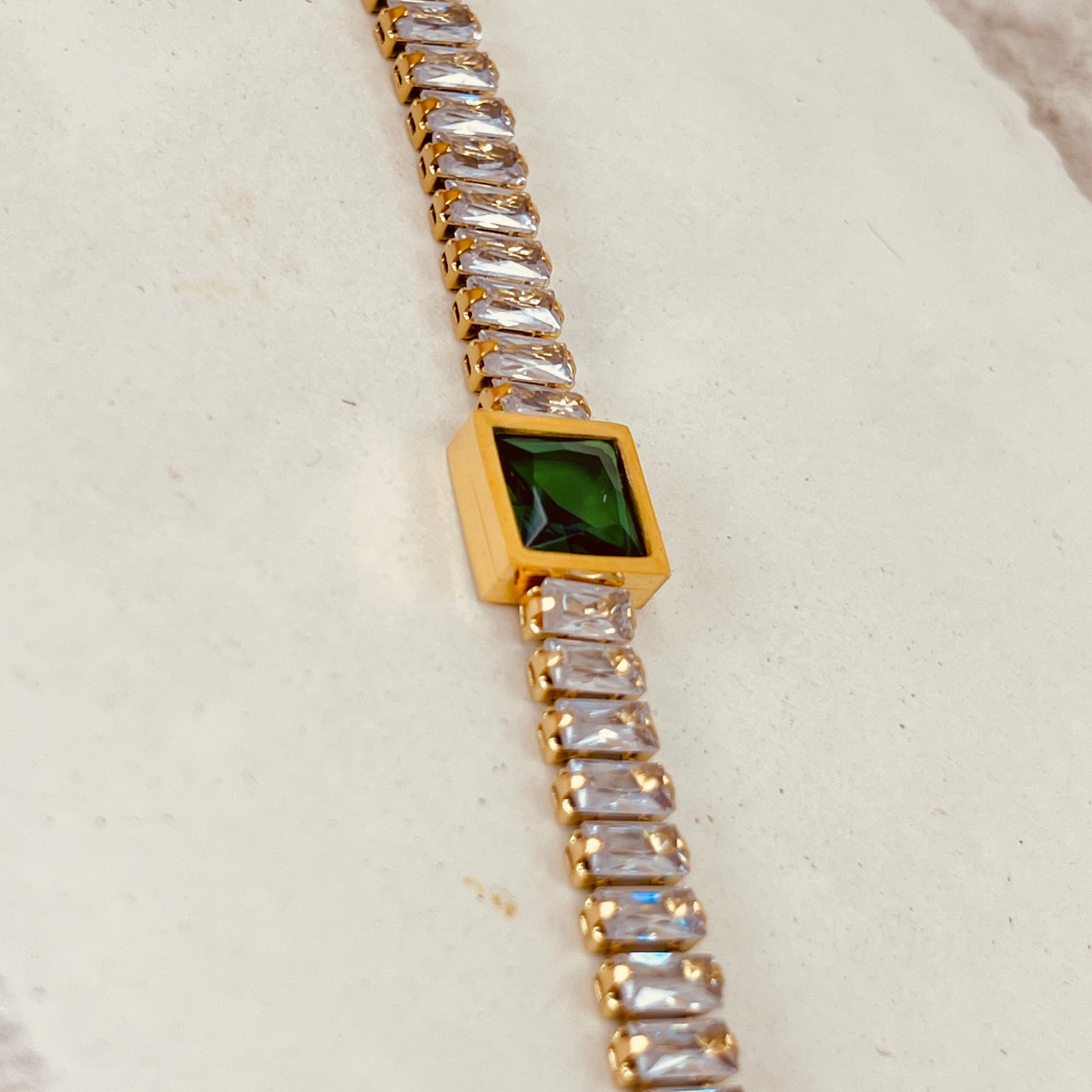 Glass Stone Bracelet