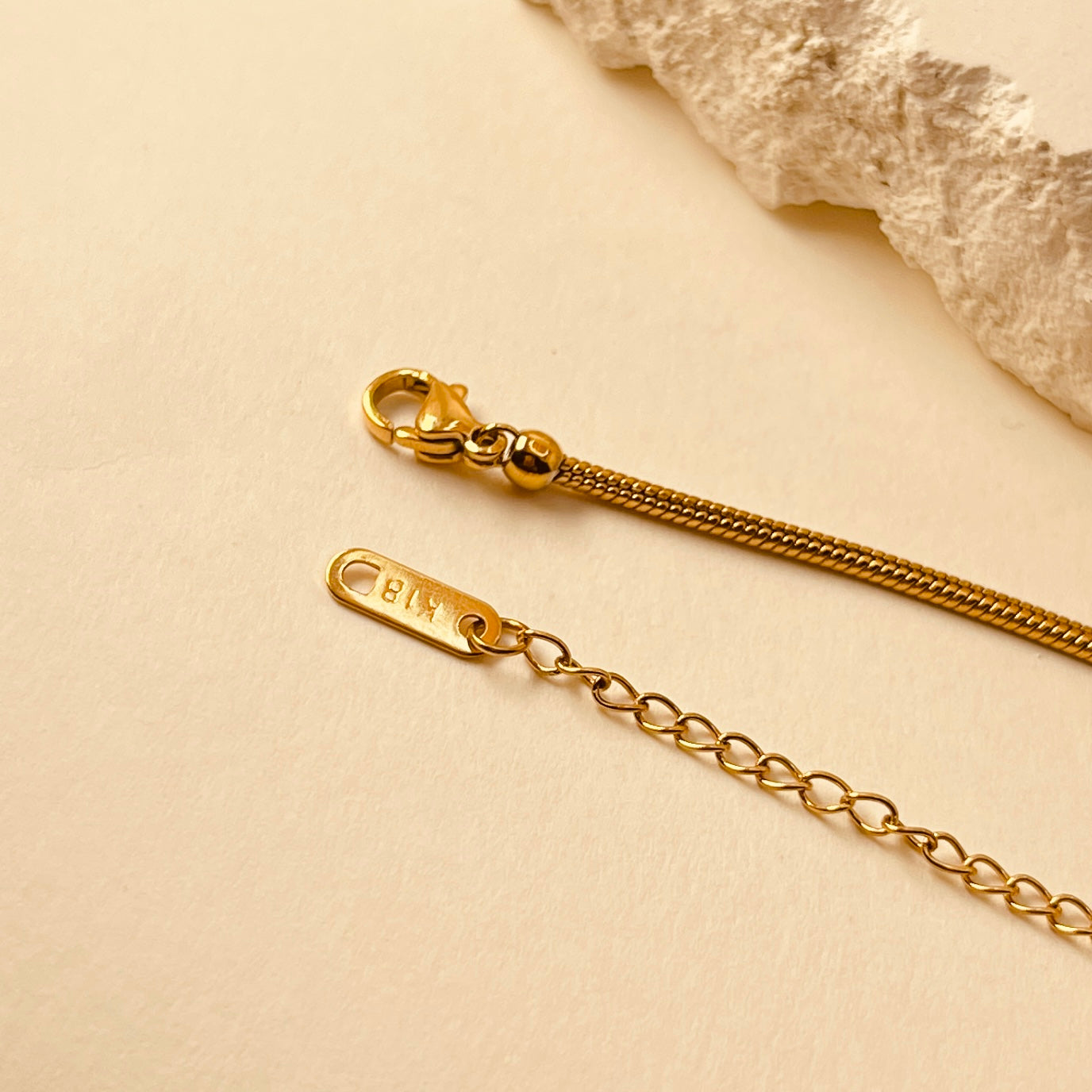 Pearl Chain Handmade Bracelet - 18K