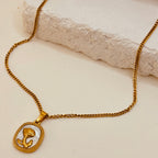 Golden Flower Necklace