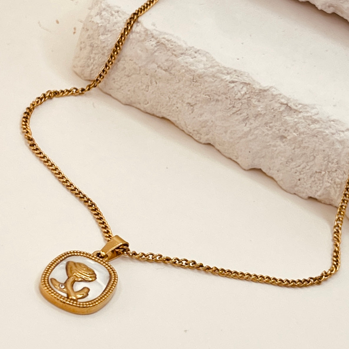 Golden Flower Necklace