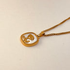 Golden Flower Necklace
