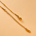 PVD Square Pendant - 18K