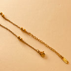 Silver Flower Necklace - 18K Plated