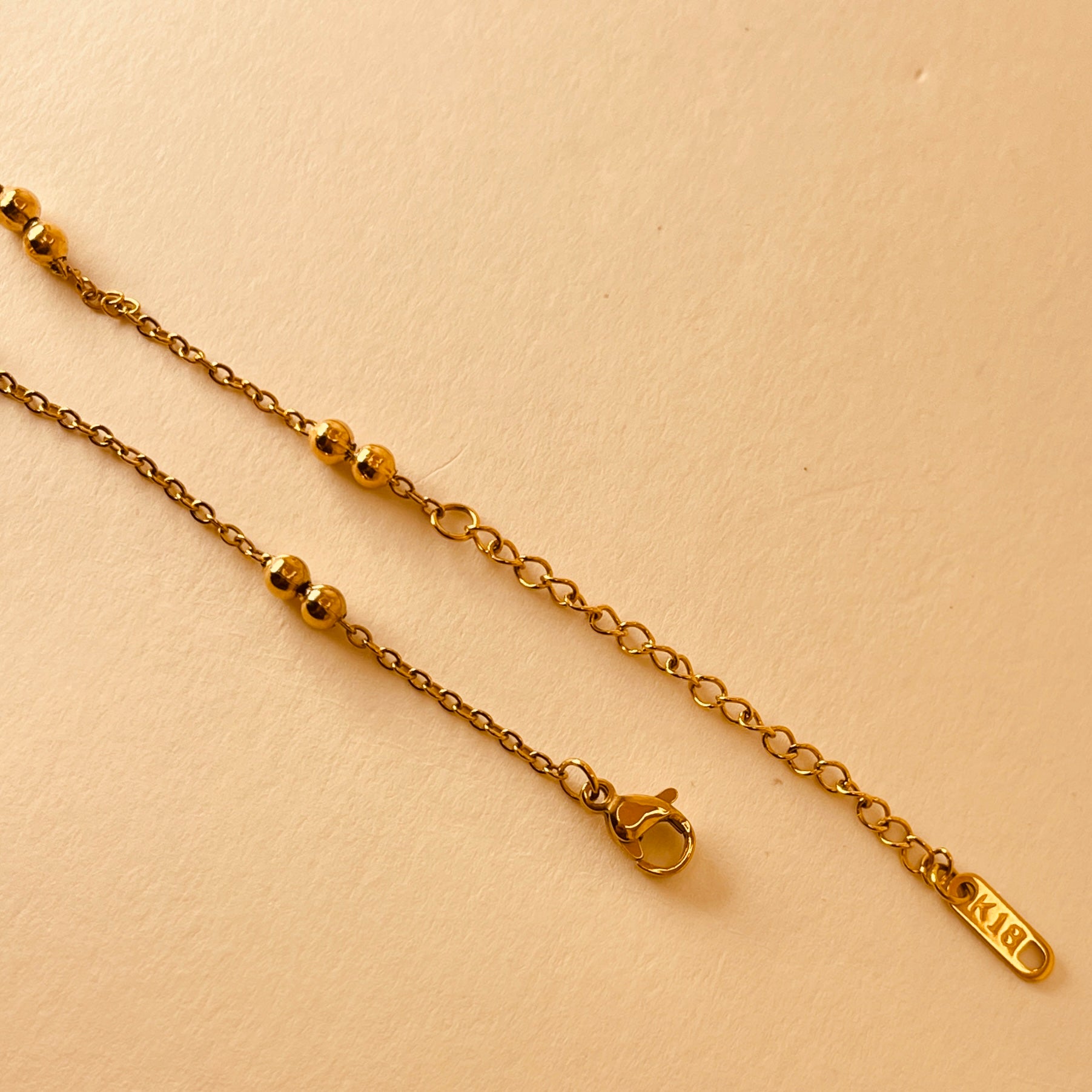 Silver Flower Necklace - 18K Plated