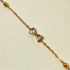Zircon Butterfly Necklace