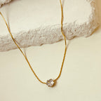 Zircon Stone Necklace