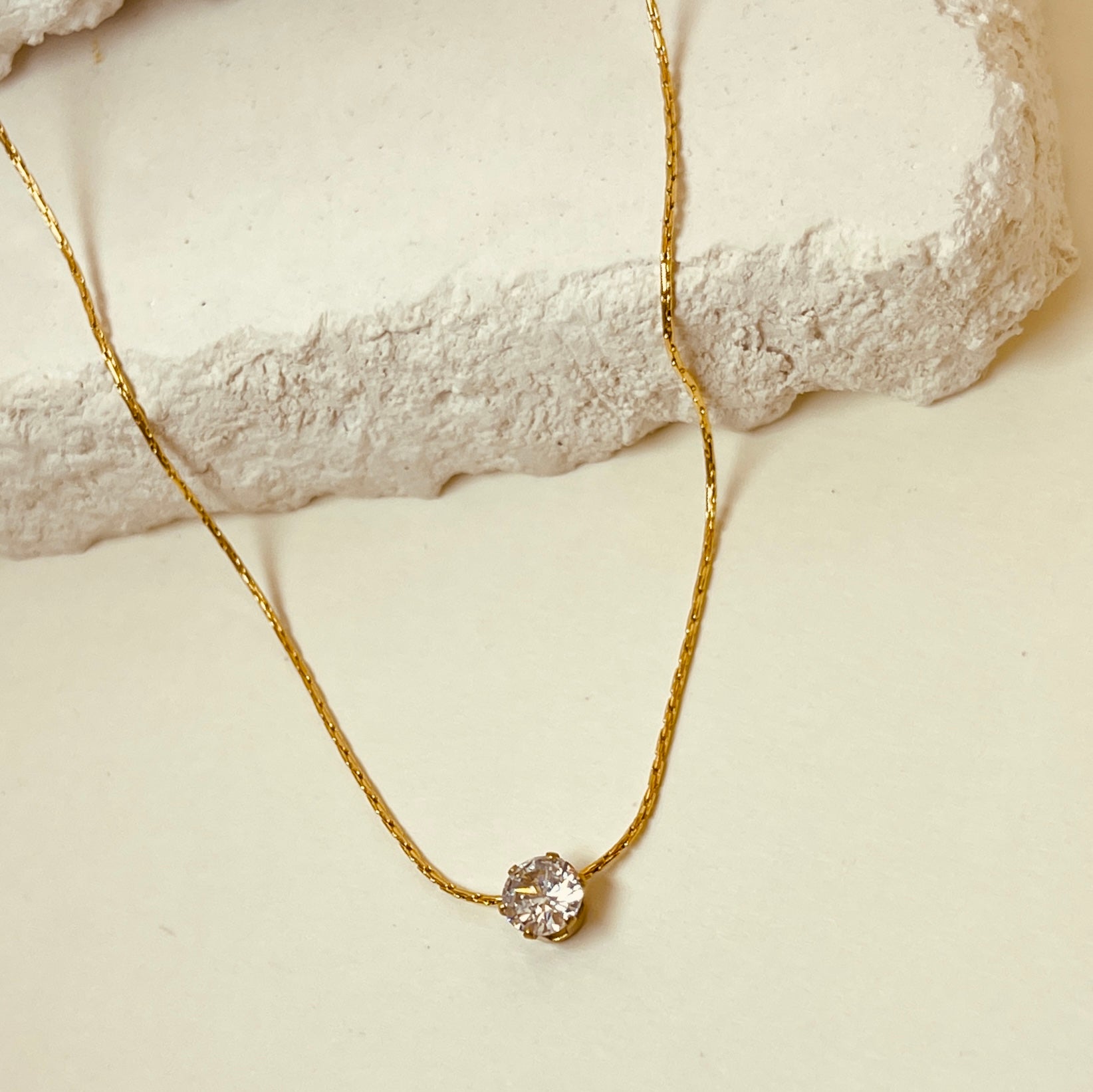Zircon Stone Necklace