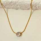 Zircon Stone Necklace