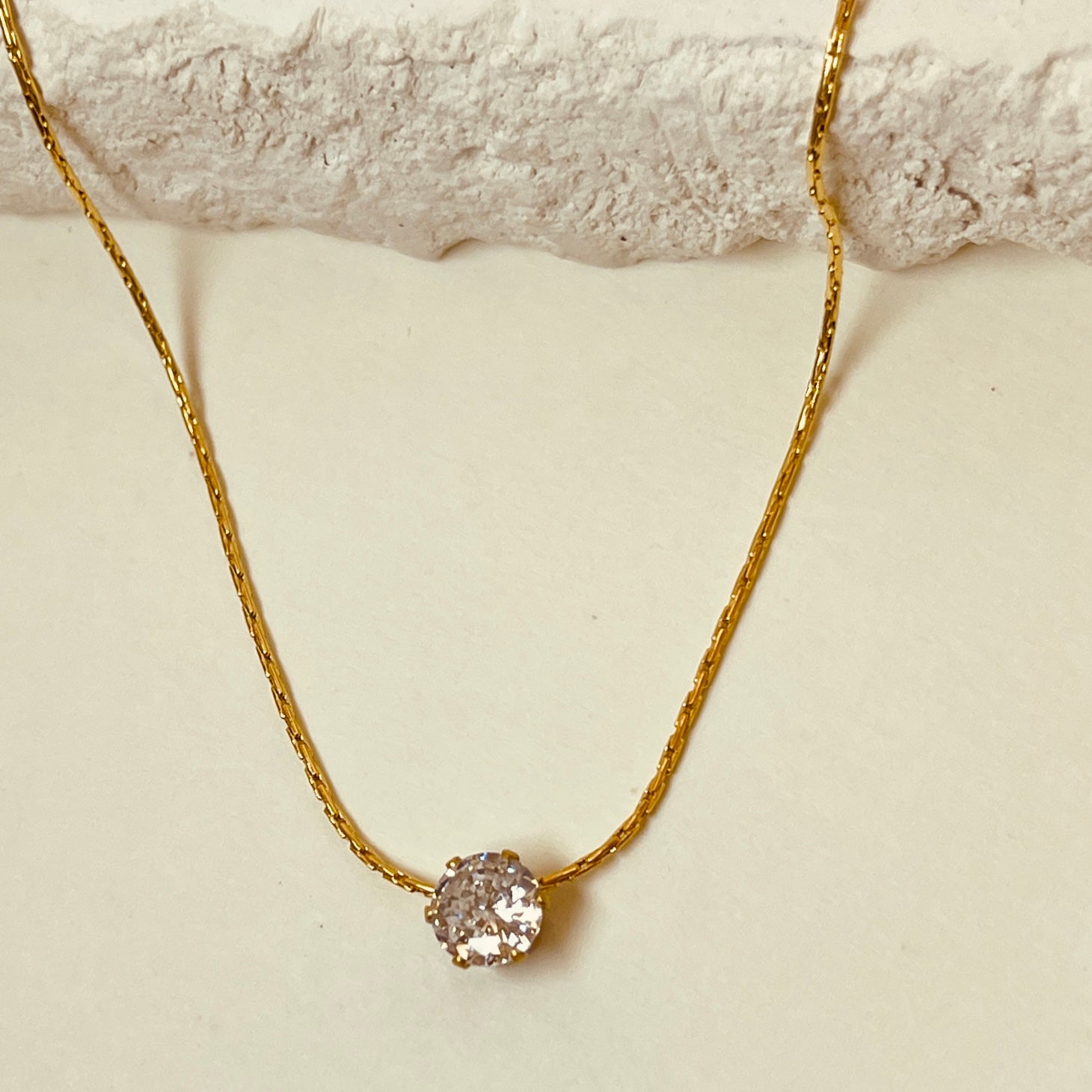 Zircon Stone Necklace