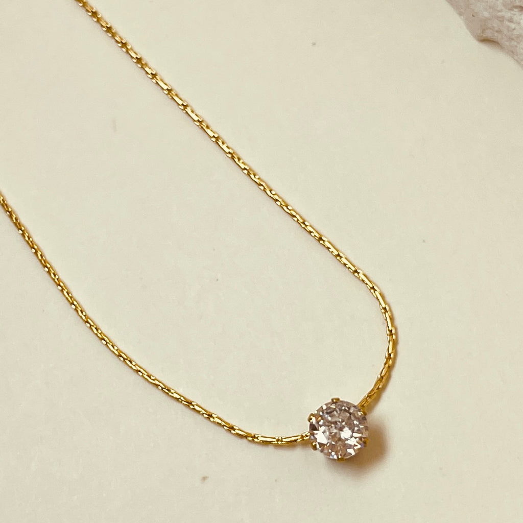 Zircon Stone Necklace