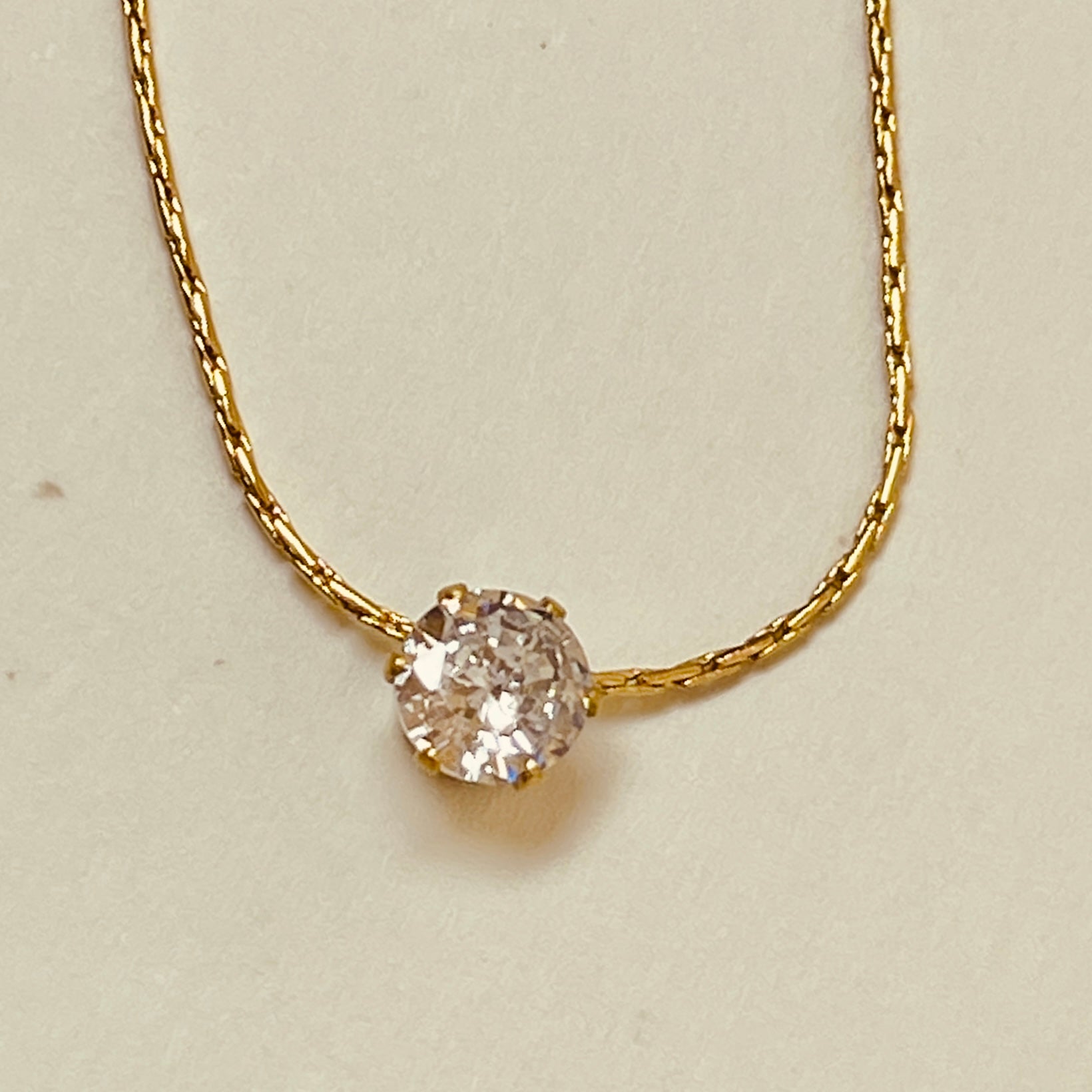 Zircon Stone Necklace
