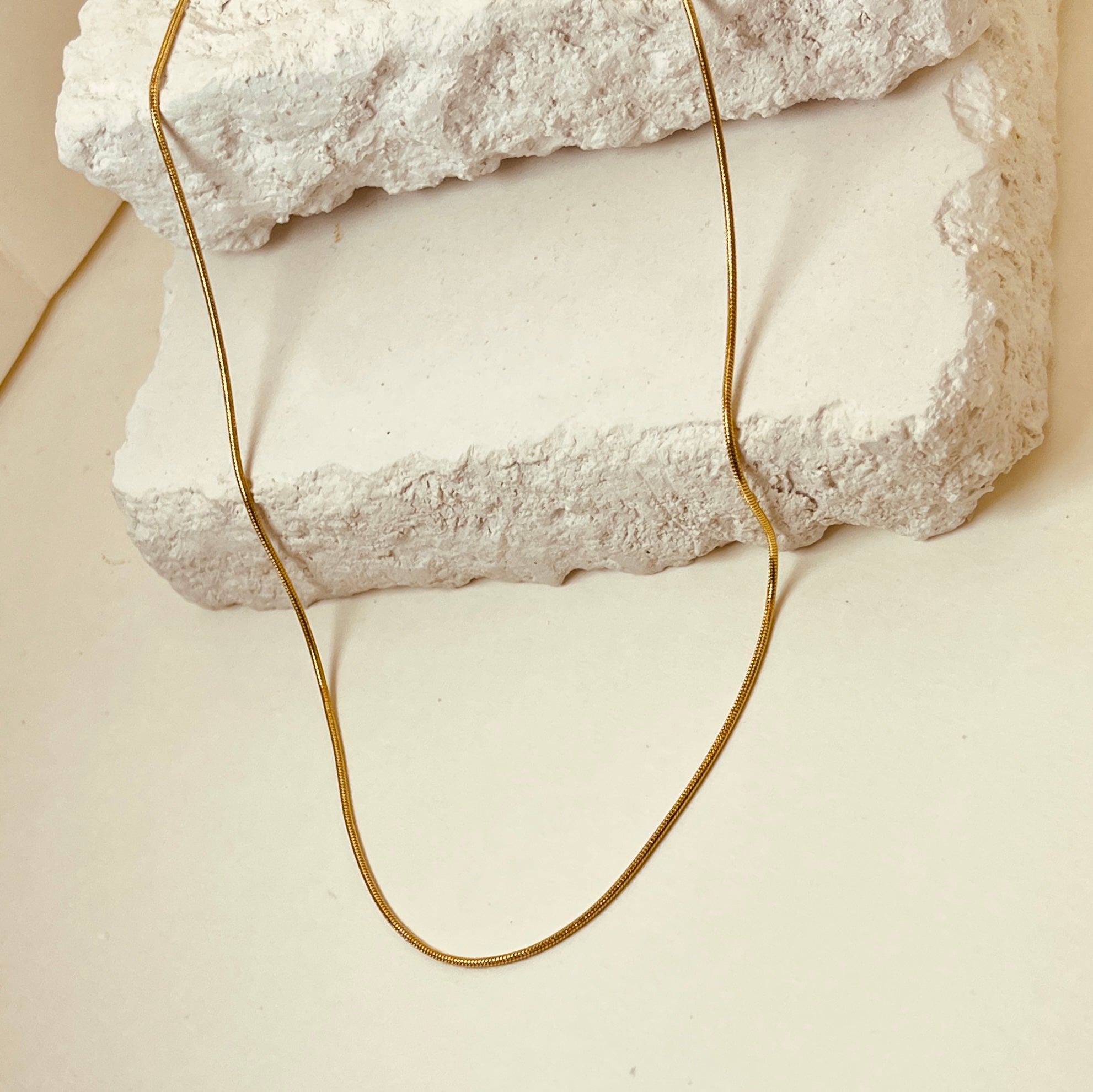 Solid Chain 18K Gold Plated