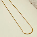 Solid Chain 18K Gold Plated