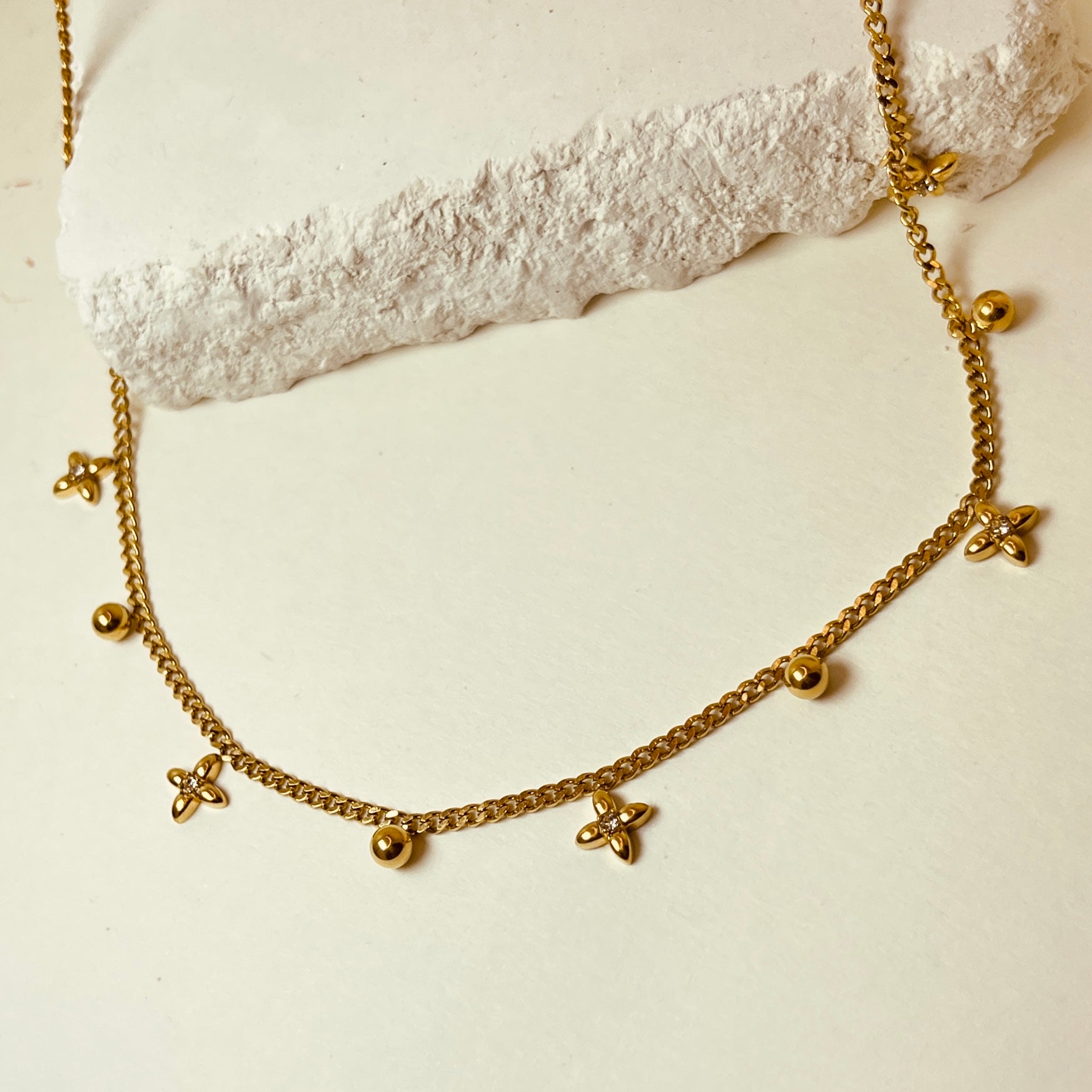 Multi Flower Necklace