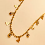 Heart Charms Necklace