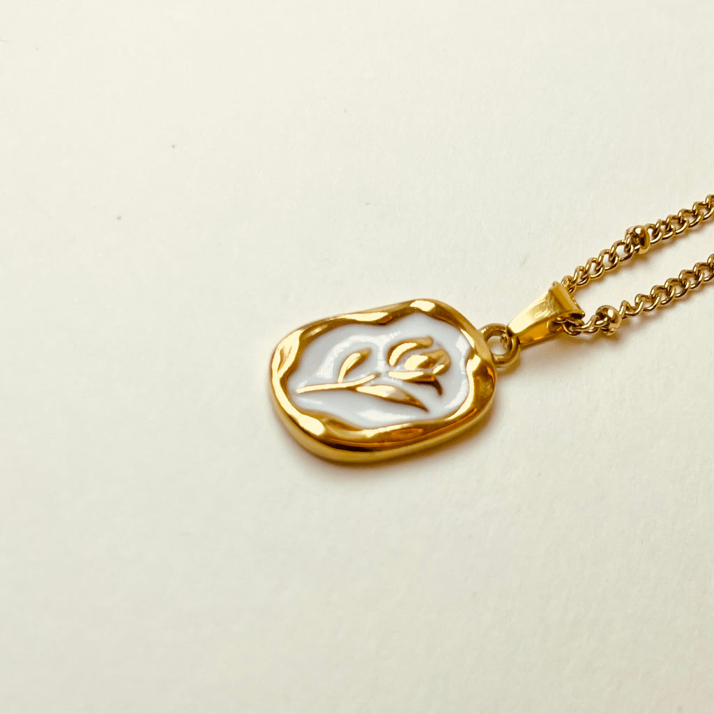 Flower Gold Necklace