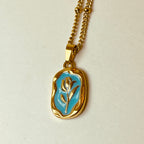 Flower Gold Necklace