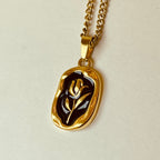 Flower Gold Necklace