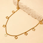 Open Clover  Necklace