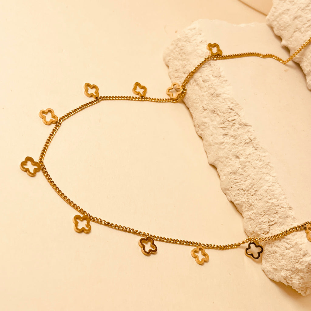 Open Clover  Necklace