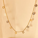 Open Clover  Necklace
