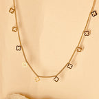 Open Clover  Necklace