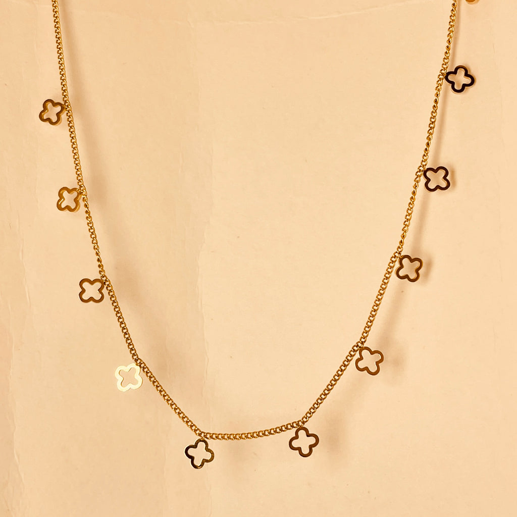 Open Clover  Necklace