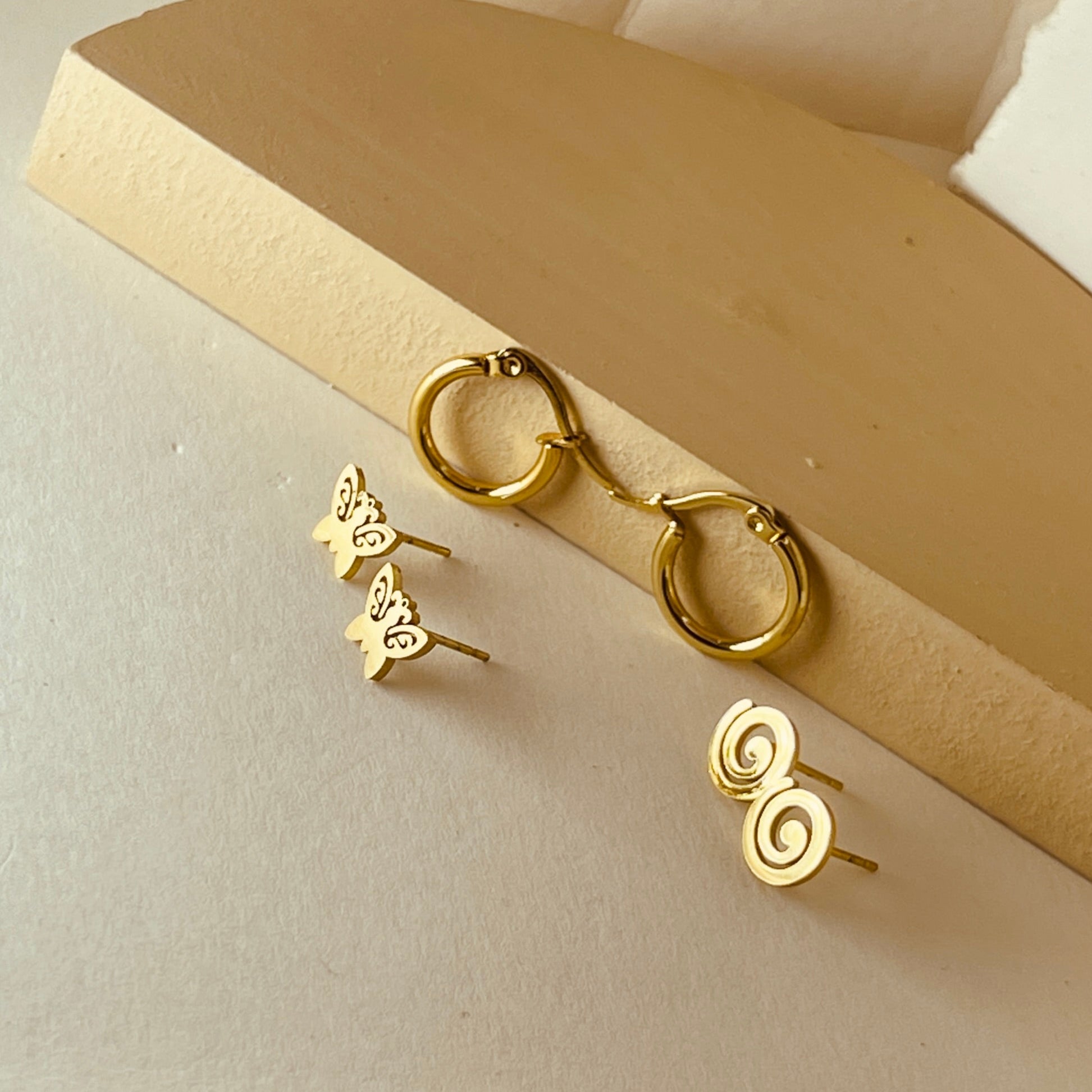 Trio Stud+ Hoop Set
