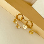 Trio Stud+ Hoop Set
