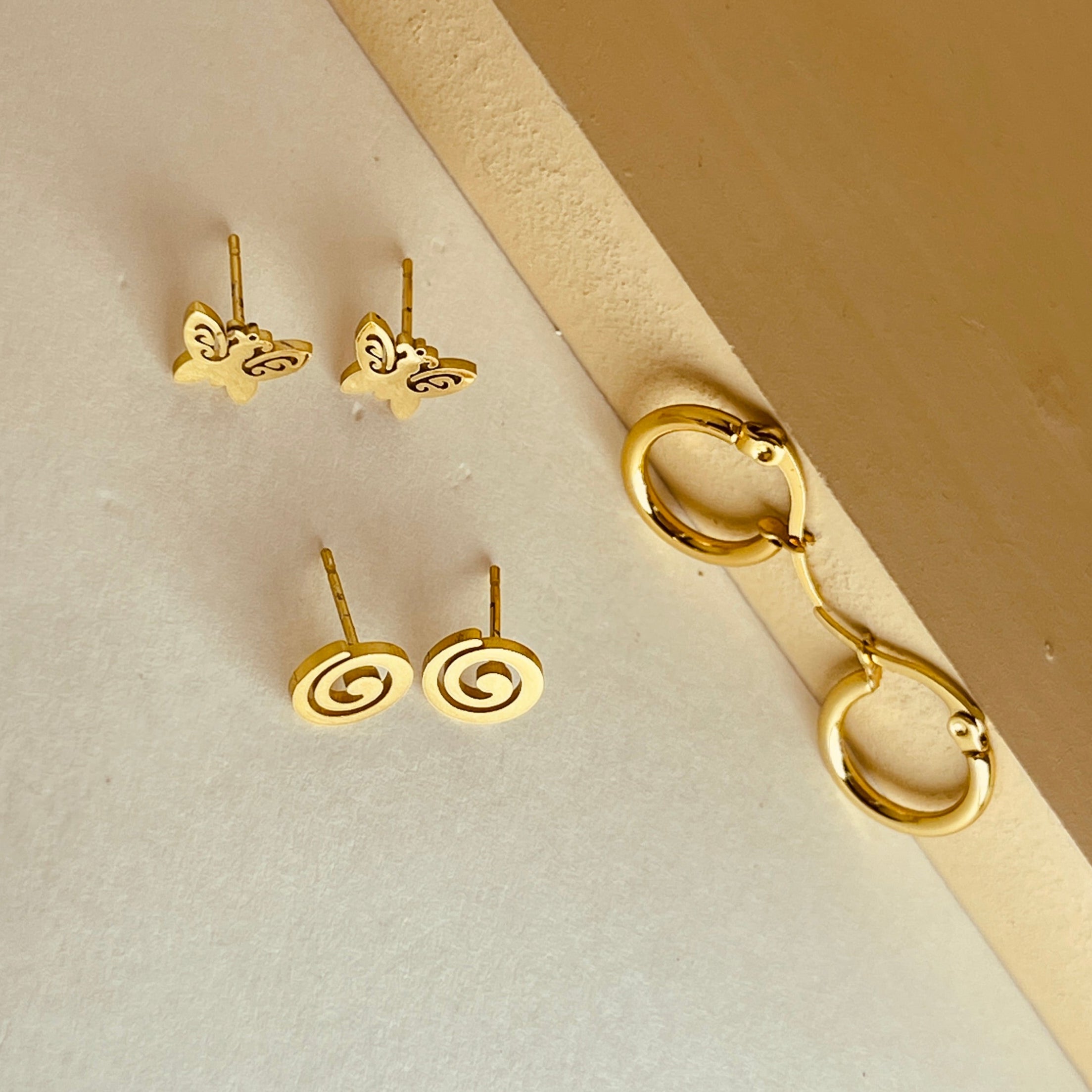 Trio Stud+ Hoop Set