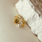 Pearl Flower Ring