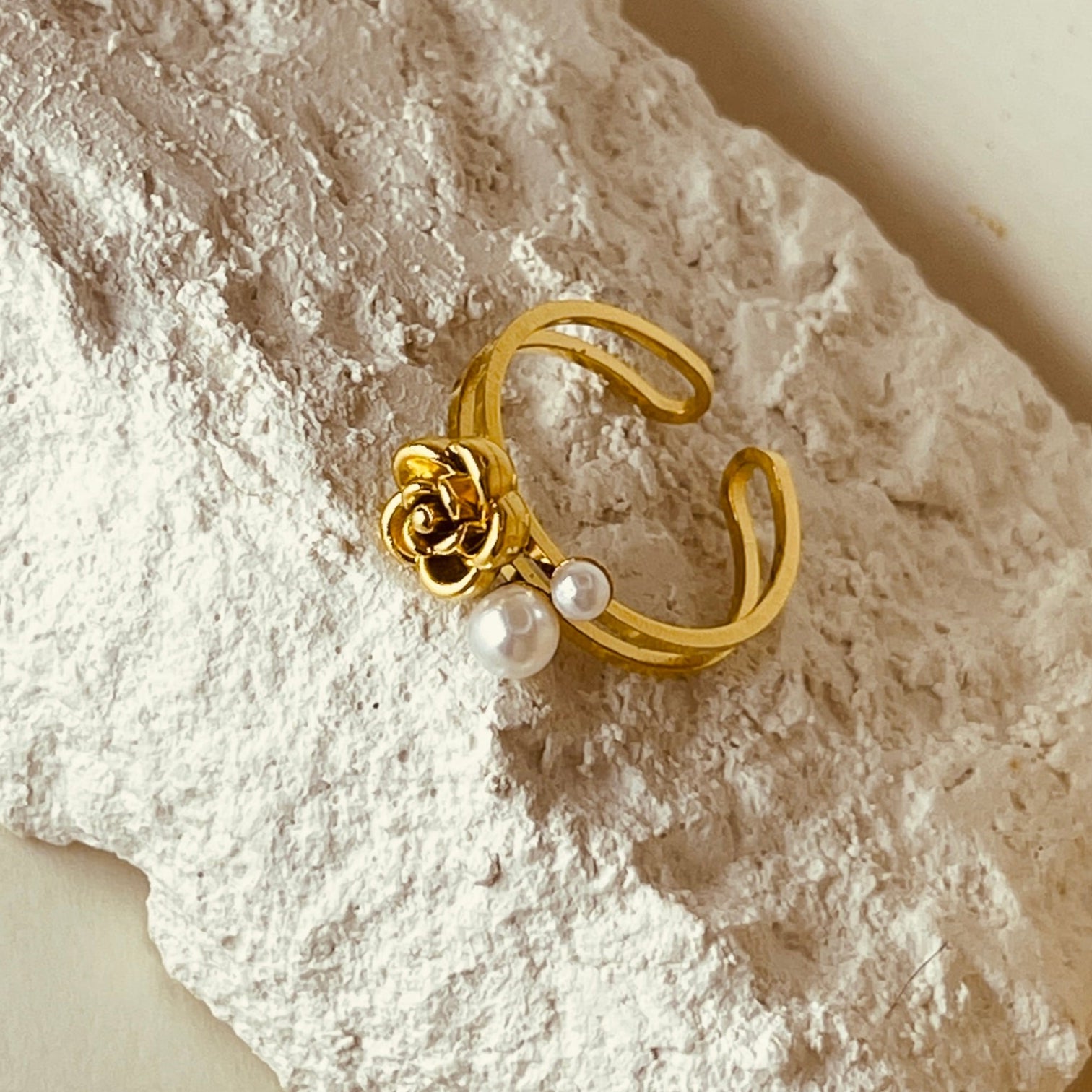 Pearl Flower Ring