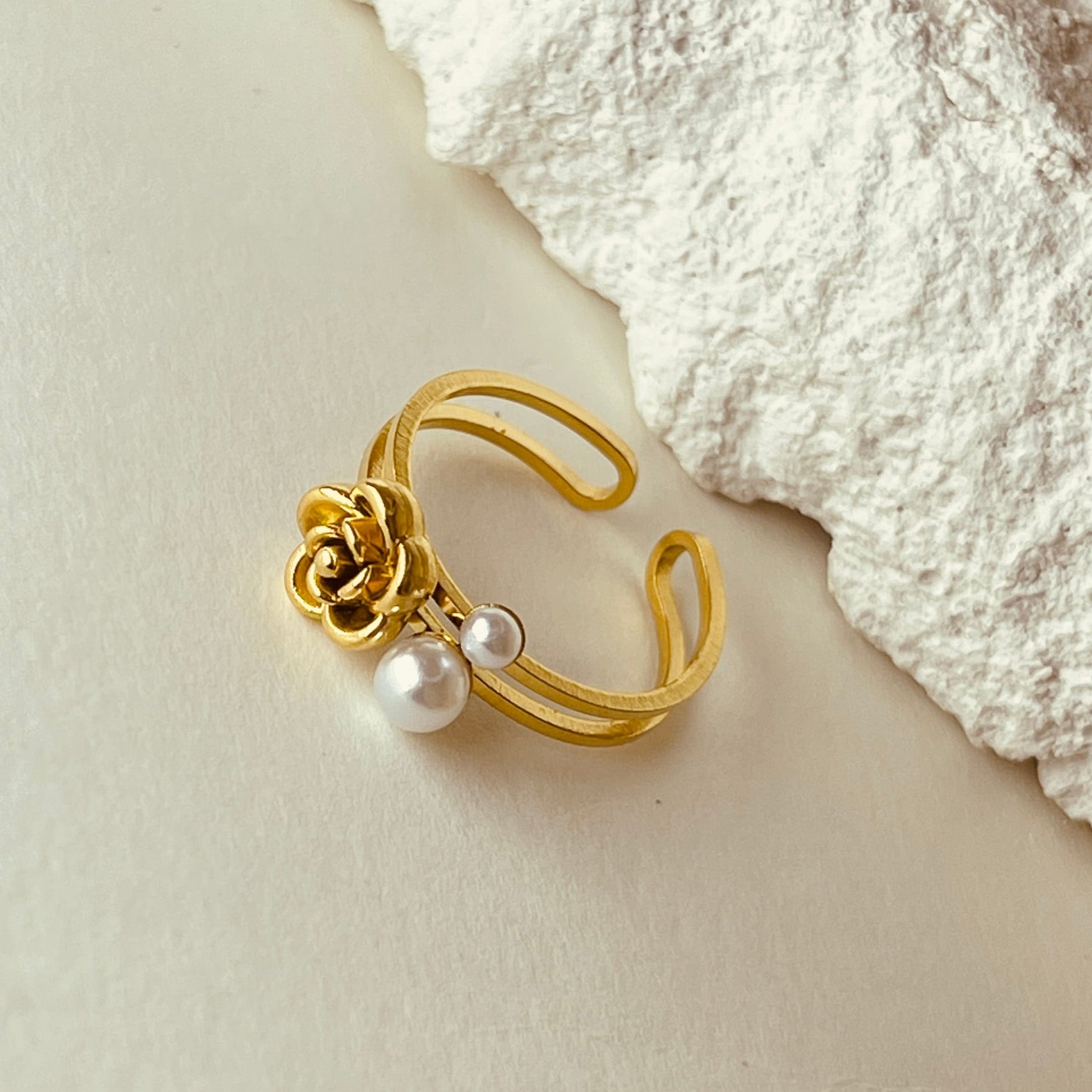 Pearl Flower Ring
