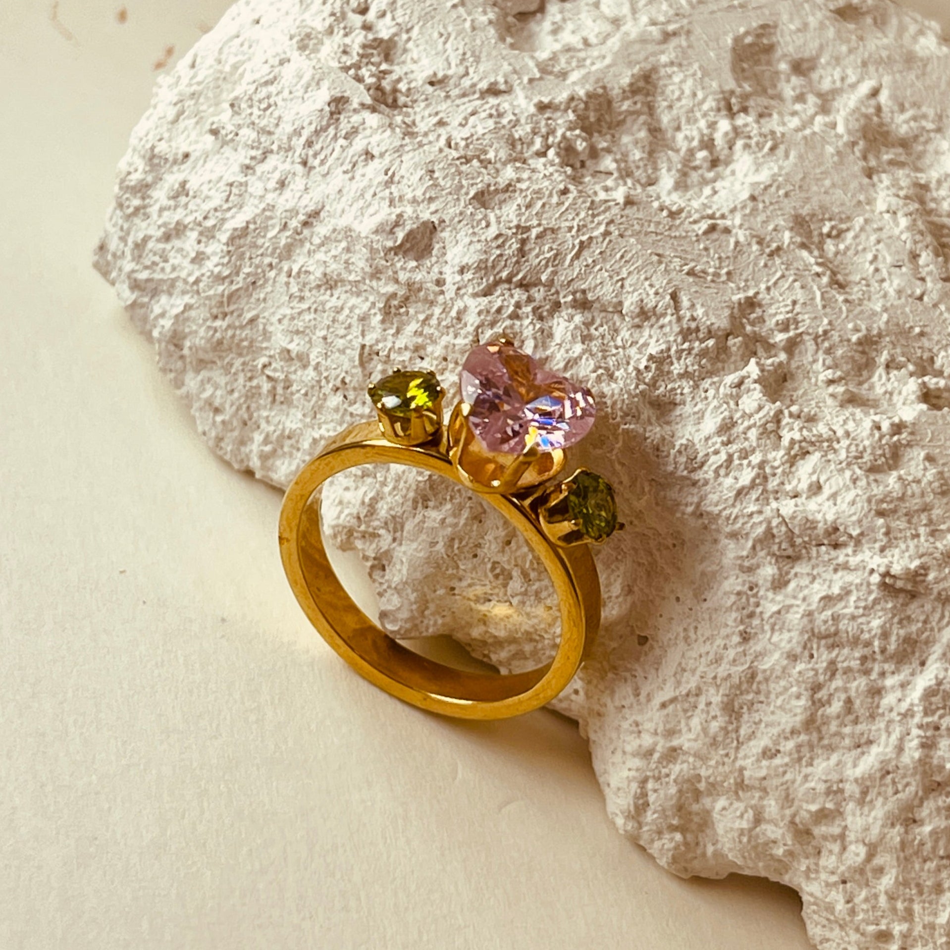 Heart Crystal Ring