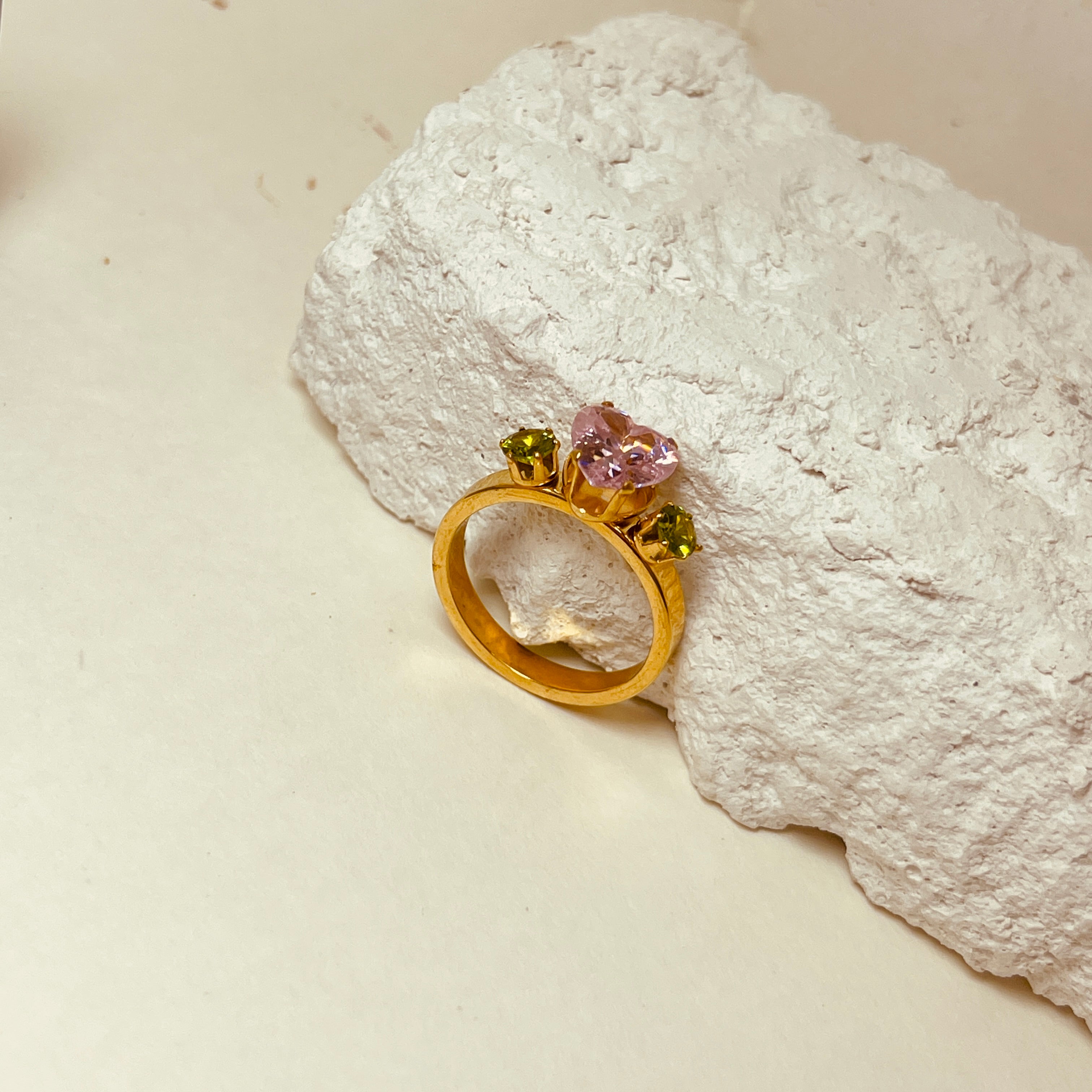 Heart Crystal Ring