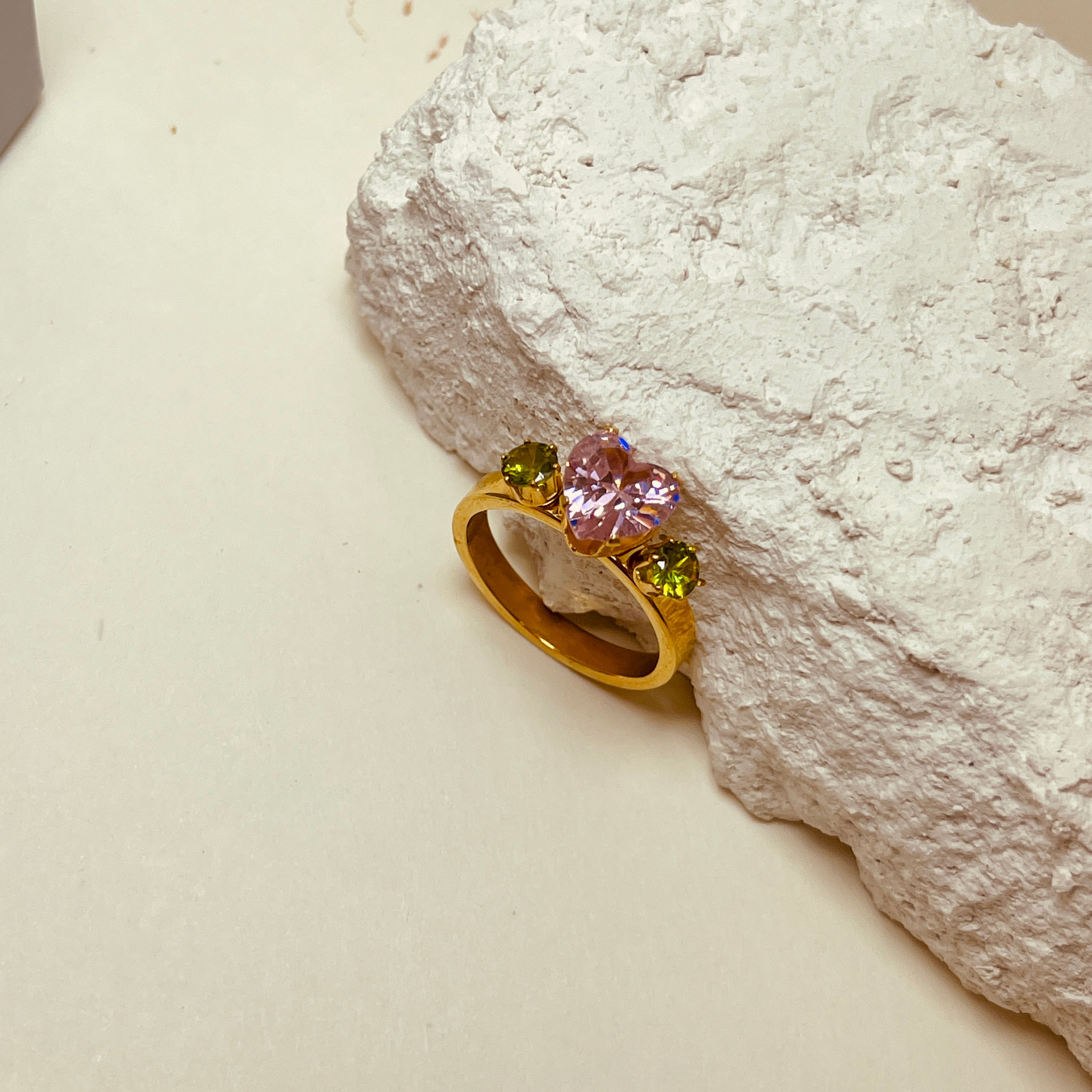 Heart Crystal Ring