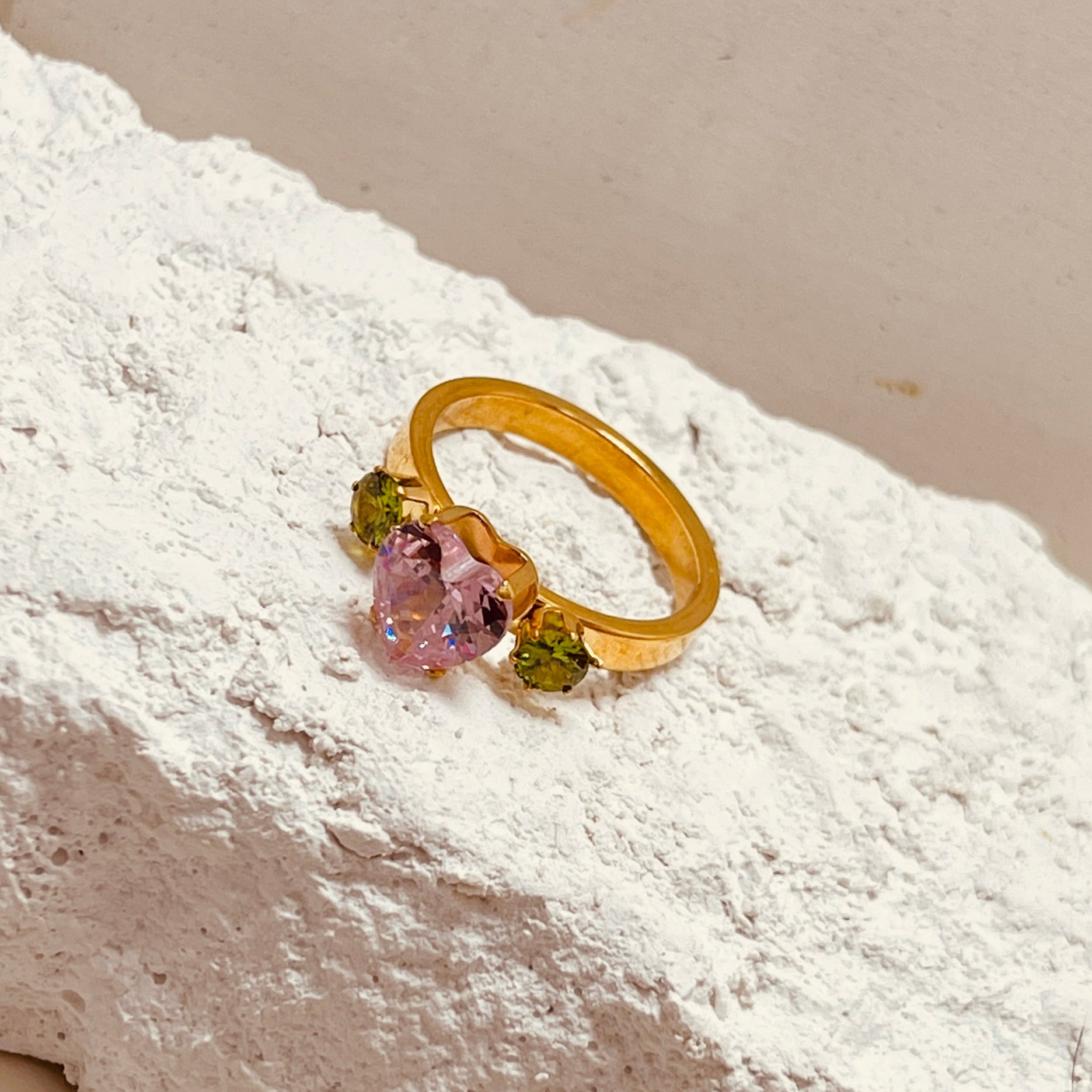 Heart Crystal Ring
