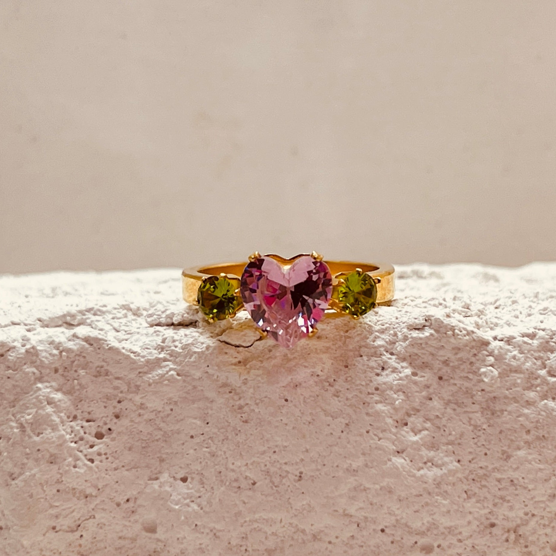 Heart Crystal Ring