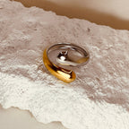 Silver Gold Ring
