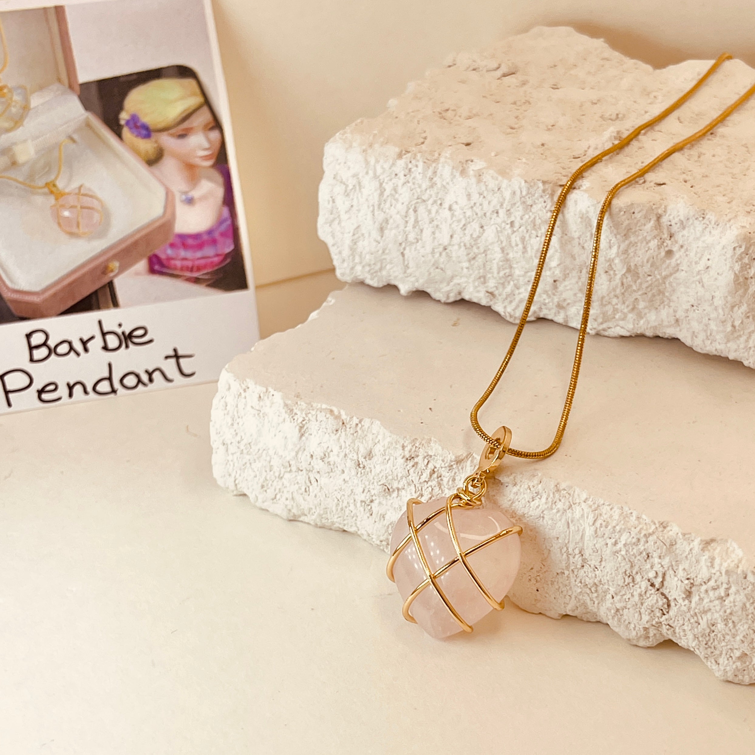 Barbie Heart Pendant