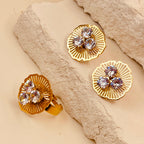 Flower Zirconia Set