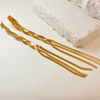 Three Stand Tassel Earrings