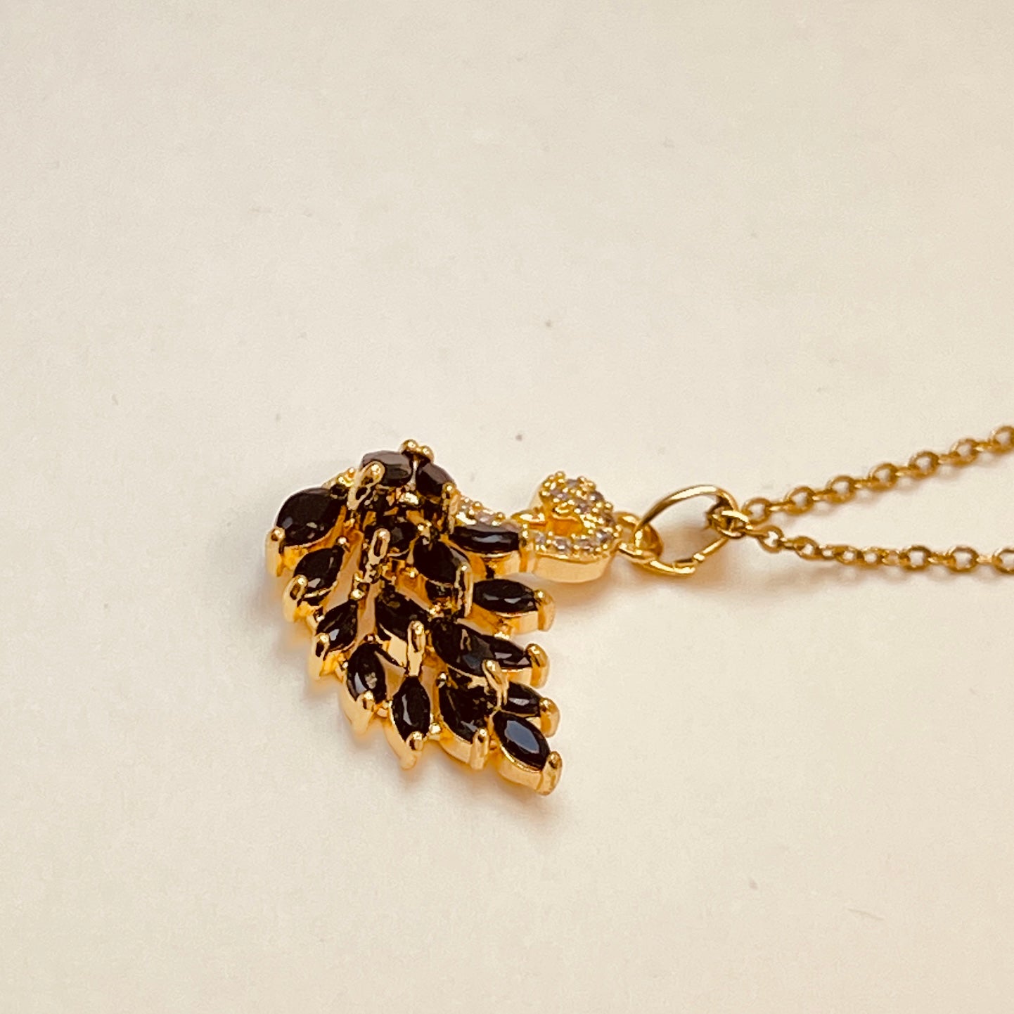 Midnight Swan Pendant
