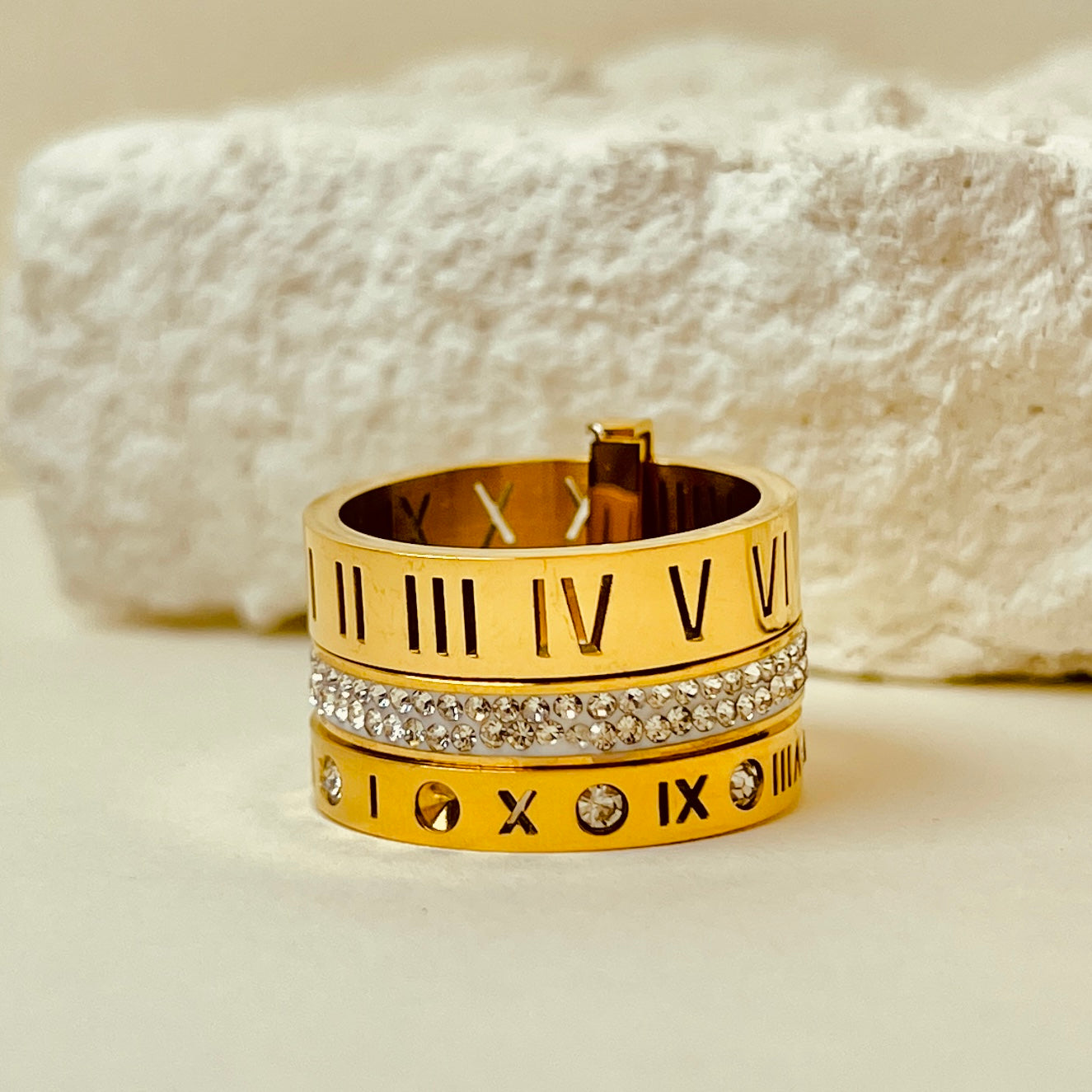 Trilogy Stack Ring