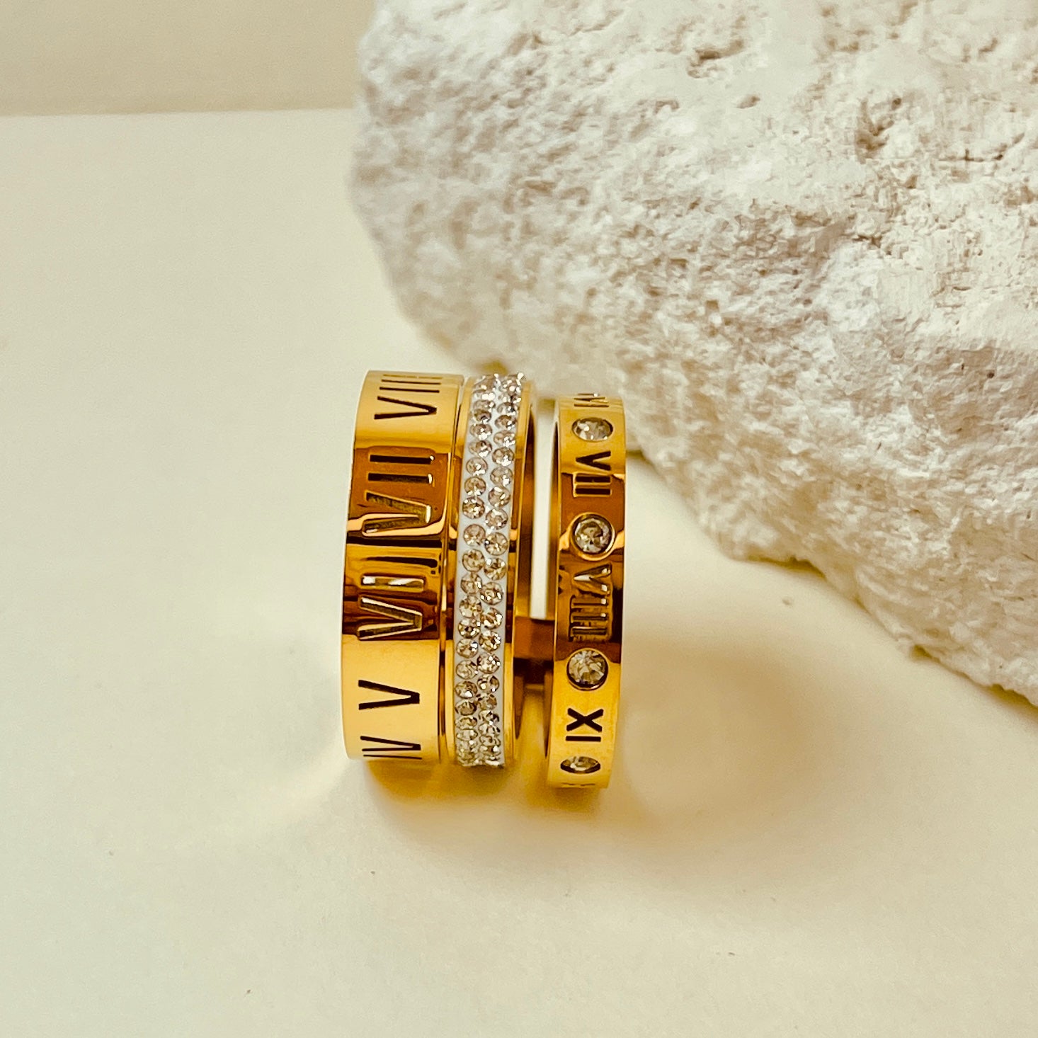 Trilogy Stack Ring