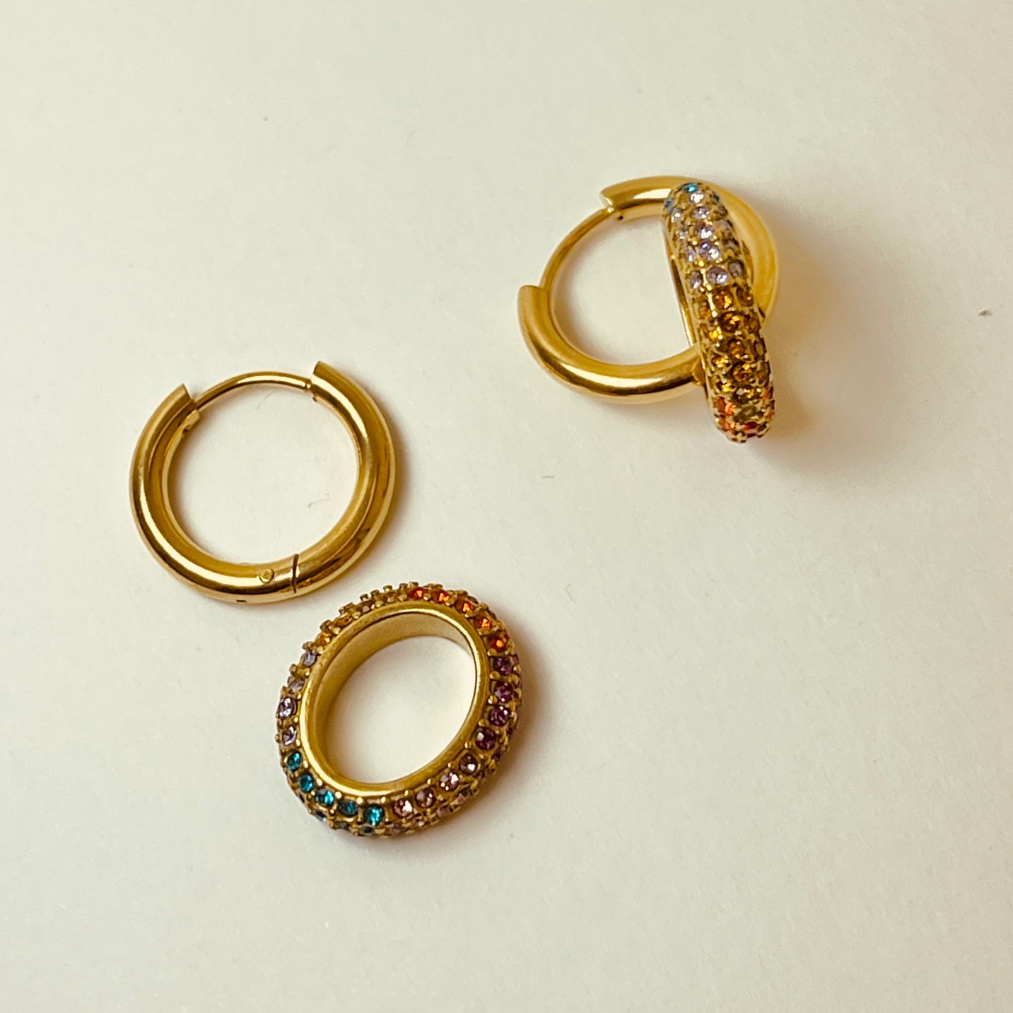 Colourful Crystal Earrings